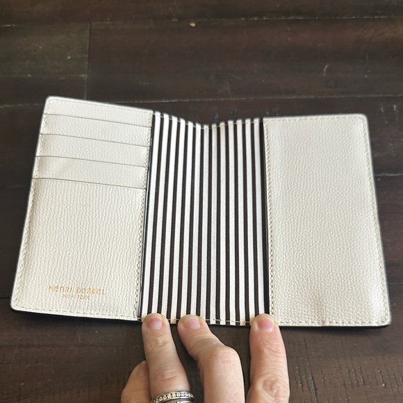 Henri Bendel Centennial Stripe passport cover - Picture 2 of 6